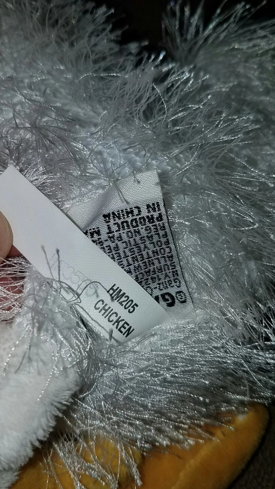 WEBKINZ  CHICKEN 10" FULL SIZE NO CODE CLUCK PLUSH STUFFED ANIMAL GANZ 3+ - Image 4 of 4