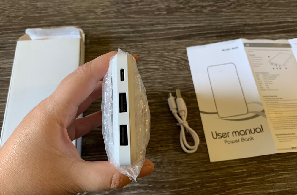 10K mAh Power Bank Fast Charging Dual USB Portable Battery  