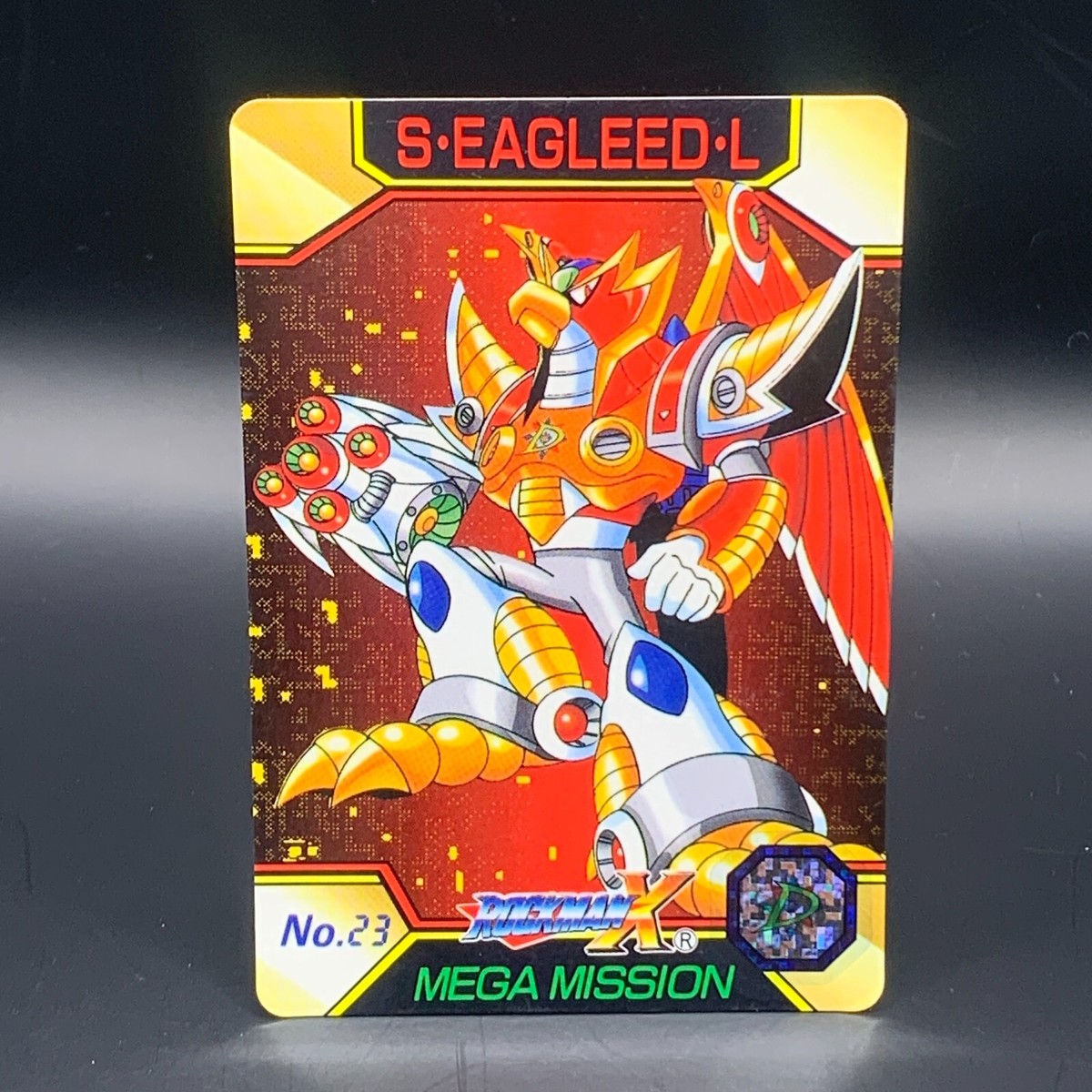 S•EAGLEED•L RockManX MegaMission Bandai Card 1995 No.23 Japanese
