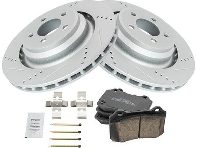 For 2008-2010, 2012-2023 Dodge Challenger Brake Pad and Rotor Kit Rear 79474CRWM