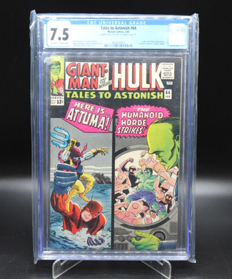 CGC 7.5 Tales to Astonish #64 (Marvel Comics February 1965) HULK GIANT MAN