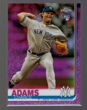 2019 Topps Chrome - Chance Adams #109 Pink Refractor (RC)