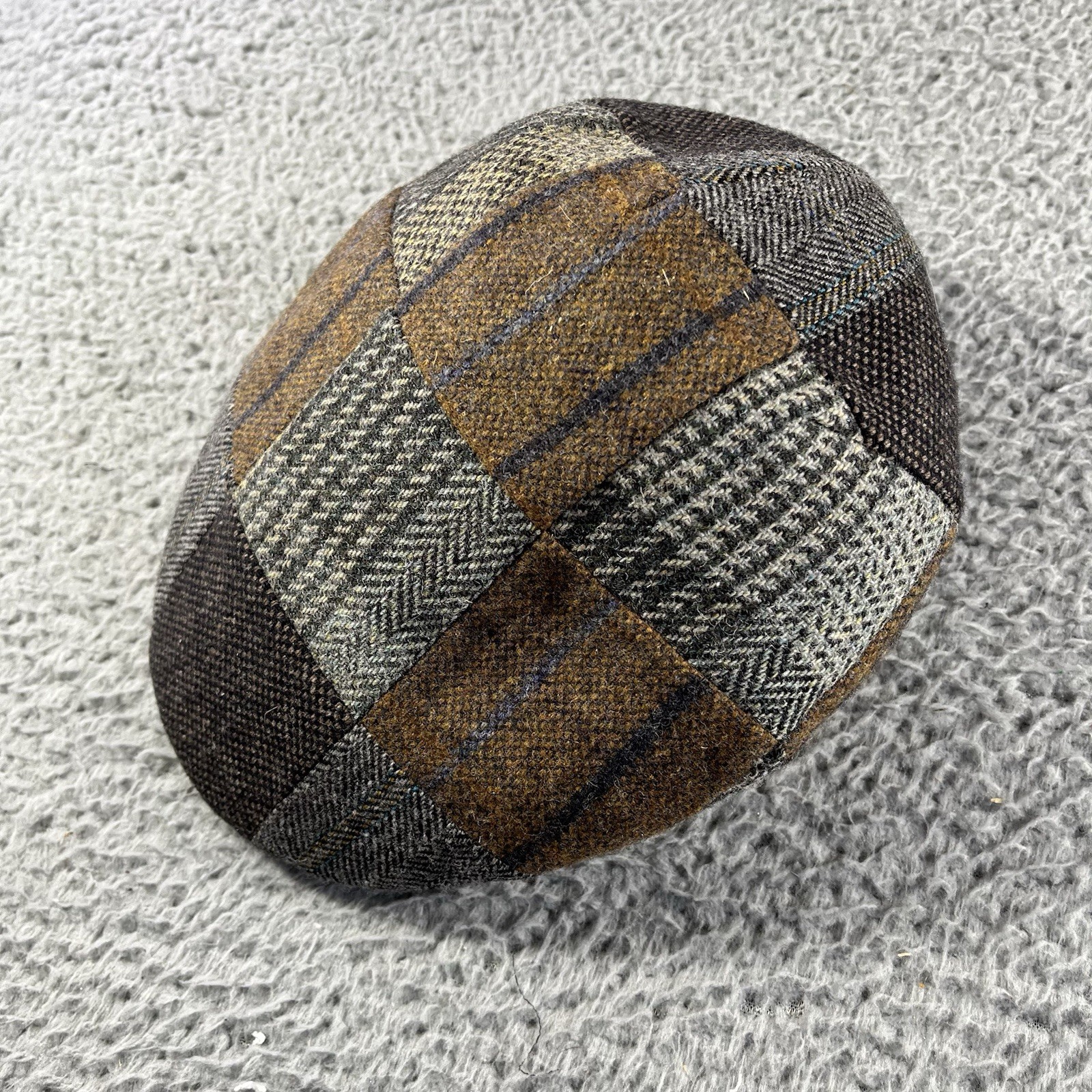 Brooks Brothers Patchwork Flat Cap Scally Driving… - image 2