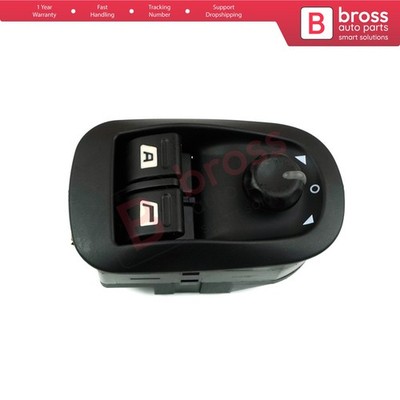 Window Switch Master Electric Mirror Button 6554WA for Peugeot Fiat Citroen