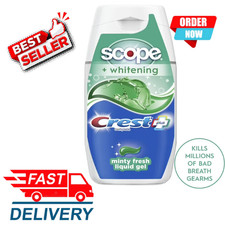 Crest Complete Plus Scope Liquid Gel Toothpaste, Minty Fresh, 4.6 oz 1.23 per gallon