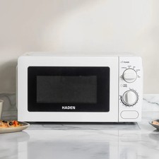 White Microwave 17L Manual 700W Haden
