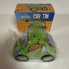 Vintage Tin Toy Muppets Car Vehicle Green with Original Box