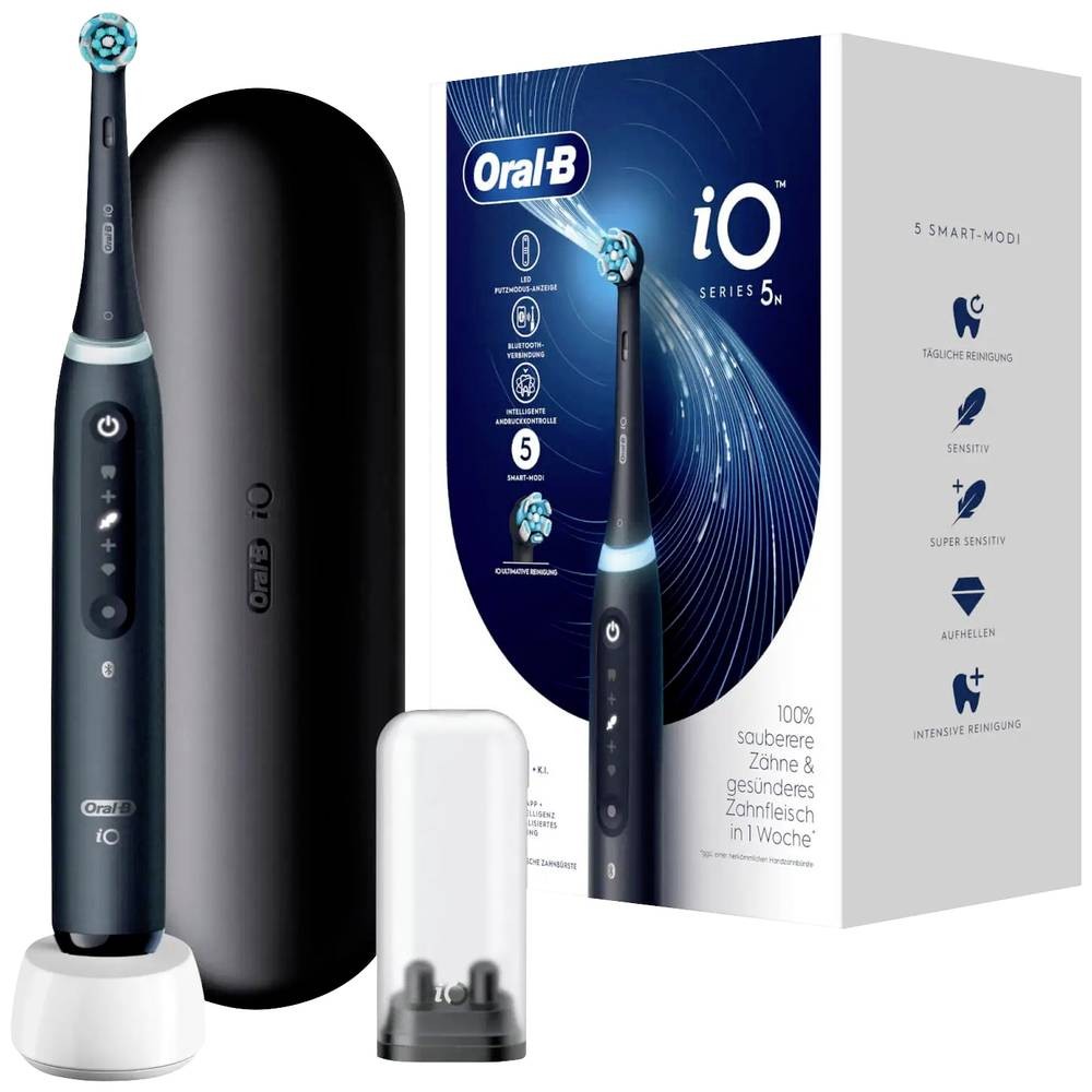 Brosse électrique Oral-B iO Series 5 noir au design premium 611038