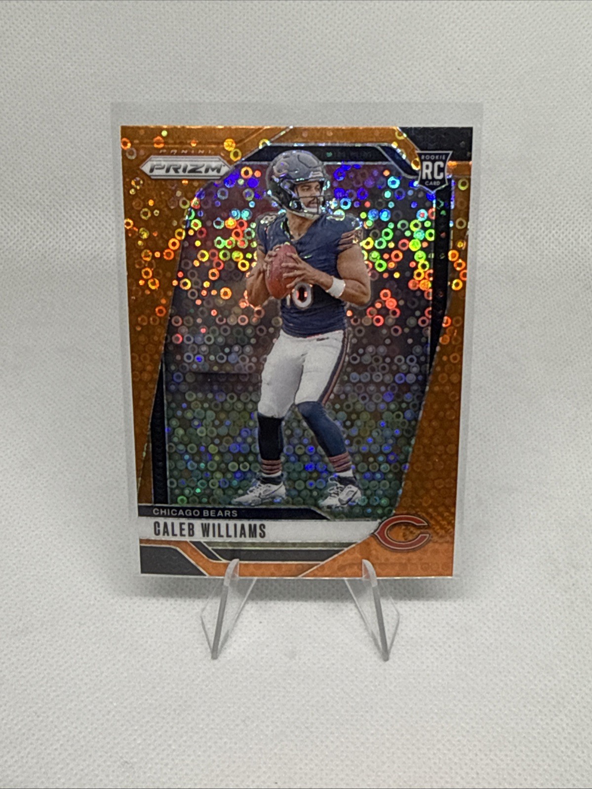 2024 Panini Prizm Caleb Williams RC Orange Disco Rookie #301 Bears