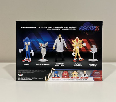 Sonic The Hedgehog 3 Jakks Pacific 2.5” Figure Set Super Shadow