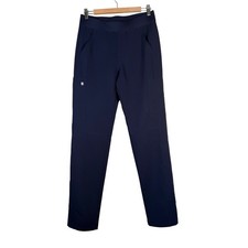 FIGS Navy Blue Scrub Pants Cargo Pockets Technical Fabric Women's S/T T2001T