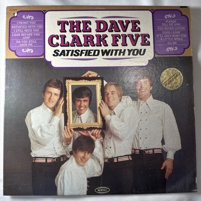 DAVE CLARK FIVE Satisfied With You EPIC LP VG++/Nm- Promo Sticker