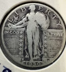 1930-S Standing Liberty Quarter 0.25 cent piece