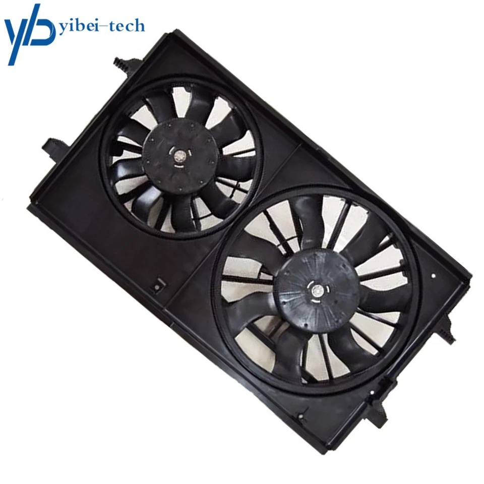 Conjunto de ventilador de refrigeração condensador radiador 15788745 para Chevrolet Malibu 2008-11 - Imagem 3 de 4