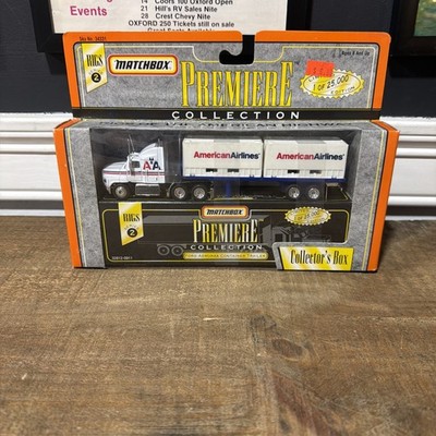 Matchbox Premiere Rigs American Airlines Ford Aeromax Container Trailer Series 2