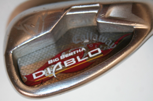 Callaway Big Bertha Diablo sand wedge with Callaway stiff shafts 3/4" LONGER - Picture 2 of 7