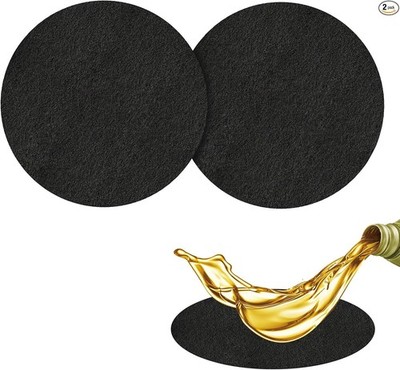 2 PCS Oil Drain Splash Pad, 18'' Round No Splatter Pad for Car Transm Color: 18