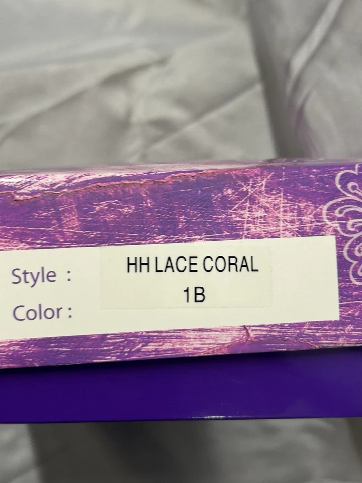 NUEVO IT'S A PELUCA GORRA TEJIDO 100% CABELLO HUMANO ENCAJE CORAL 1B Foto 2 de 4