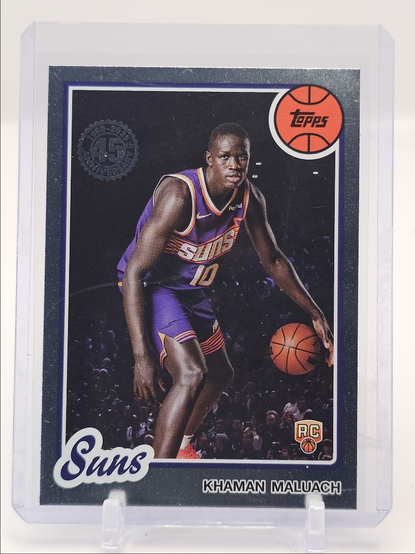 KHAMAN MALUACH 2025-26 TOPPS 1980 TOPPS ROOKIE BASKETBALL SUNS RC Q2264