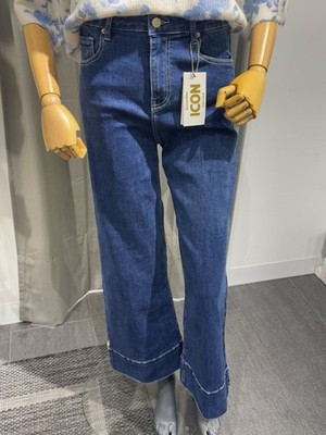 SENORITAS ICON Jeans Long Beach Slit raw mid damage