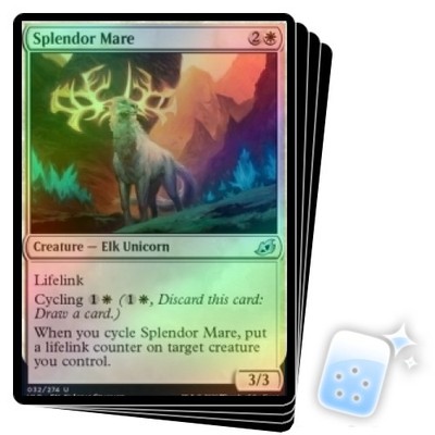 FOIL SPLENDOR MARE X4 Ikoria IKO Magic MTG MINT CARD