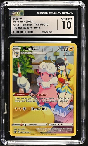 Pokemon - Flaaffy TG03/TG30 - Silver Tempest - Trainer Gallery Full Art - Tarjeta De Aluminio