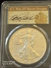 2017 AMERICAN SILVER EAGLE PCGS MS70 CLEVELAND ACTUAL SIGN FIRST STRIKE 10/10