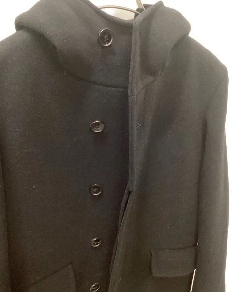 FACTOTUM Cashmere Pile Melton Food Court black 01030236 - product detail image 3