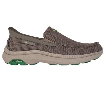 Skechers Men's 256079 John Deere Pollard Ender Taupe Slip-ins Casual Shoe X-Wide