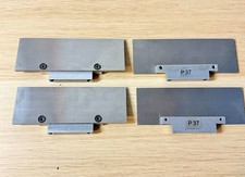 Set due coppie parallele cambio rapido piane OML 37 mm CLAK per morse centri cnc