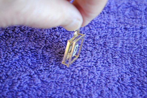 Colgante Inicial Vintage Oro 14K Diamantes "D" 3D Cuadrado Roble 6,8 gramos - Imagen 17 de 18