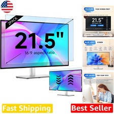 21.5 Inch Monitor Protector 2pk - Removable Blue Light Blocking, HD Matte