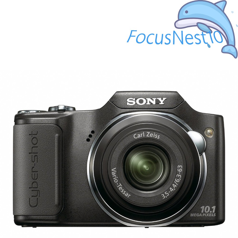 Sony Cyber-shot DSC-H20 10.1MP 10x Optical Digital Camera - Black