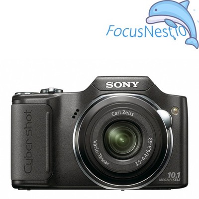 Sony Cyber-shot DSC-H20 10.1MP 10x Optical Digital Camera - Black
