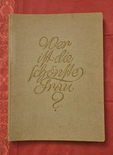 Zigarettenbilder-Album "Wer ist die schönste Frau ? Dresden 1934