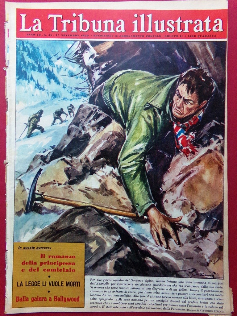 La Tribuna Illustrata 27 Novembre 1960 Marilyn Kennedy Vietnam Tolstoj Football