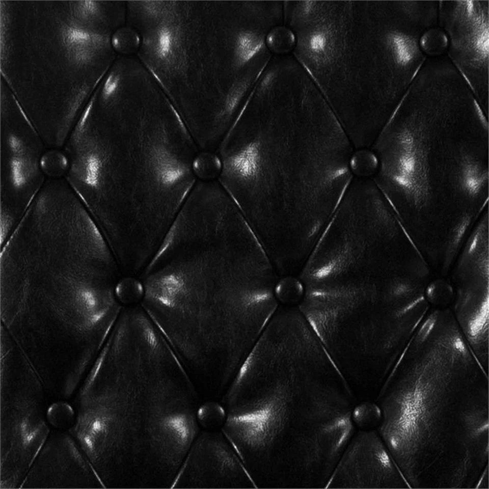 Silla lateral de comedor Flash Furniture Hércules tapizada de cuero Parson en negro Foto 3 de 4