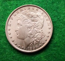 1896 USA Morgan Silver Dollar Coin #4398