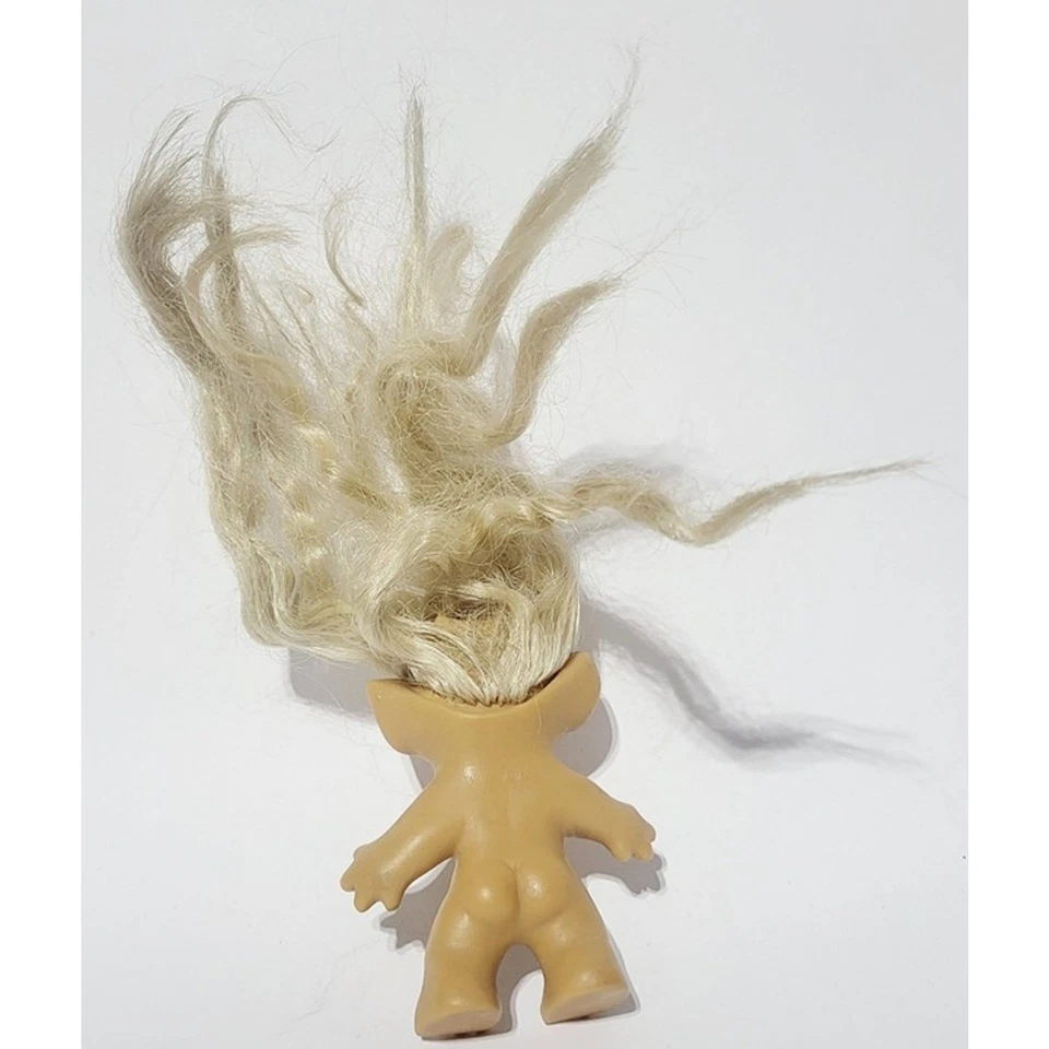 De colección Pelo Largo Rubio Sin Marca Troll Ojos Pintados Foto 3 de 4