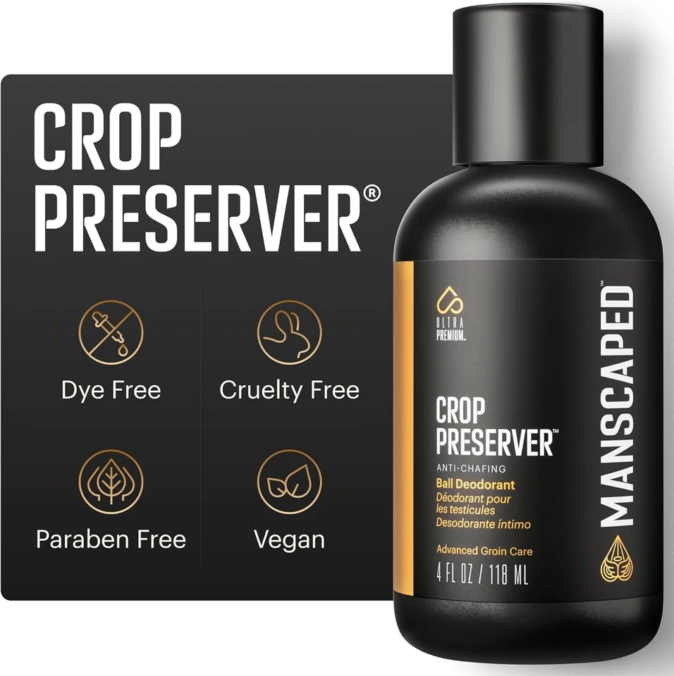 The Crop Preserver, Anti-Chafing Men's Ball Deodorant, Male Care Hygiene Mois... - image 2 of 4