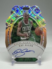 2022-23 Panini Crown Royale - Royal Signatures Ray Allen #RS-RAY 1st Off the...