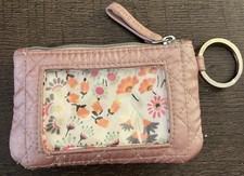 Vera Bradley Pink Floral Fabric ID Holder Wal...
