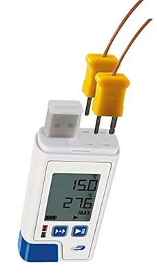 Dostmann Datenlogger Temperatur LOG200 TC 60.000 Speicher USB PDF ISO