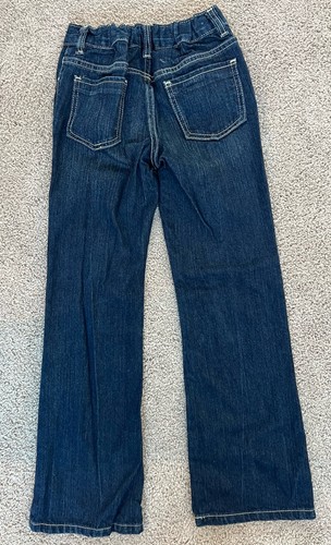 EUC Crazy 8 Girls Sz 7 Bootcut Jeans Denim Pant Adjustable Waist Super Cute - Picture 3 of 3