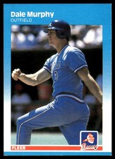 Dale Murphy 1987 Fleer #522 Atlanta Braves MLB READ FREE SHIPPING AutographDen