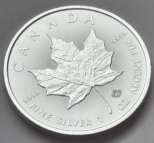 2020 1 Oz Silver Maple Leaf 5 Dollars .999 Fine