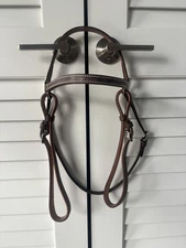 New John Lyons Style Leather Horse Trail Headstall
