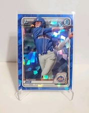 2020 Bowman Draft Chrome Sapphire Matthew Dyer #BD-92 1st Bowman New York Mets