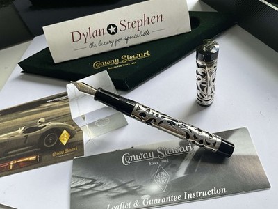 Conway Stewart Henry Simpole Centenary Sterling Silver Limited Edition Fountain