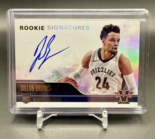 2017-18 Panini Vanguard Dillon Brooks RC On Card Auto /99 -Suns